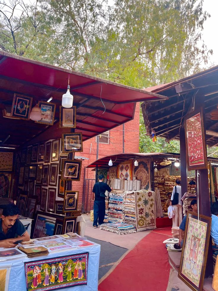 Craft Shops at Dilli Haat